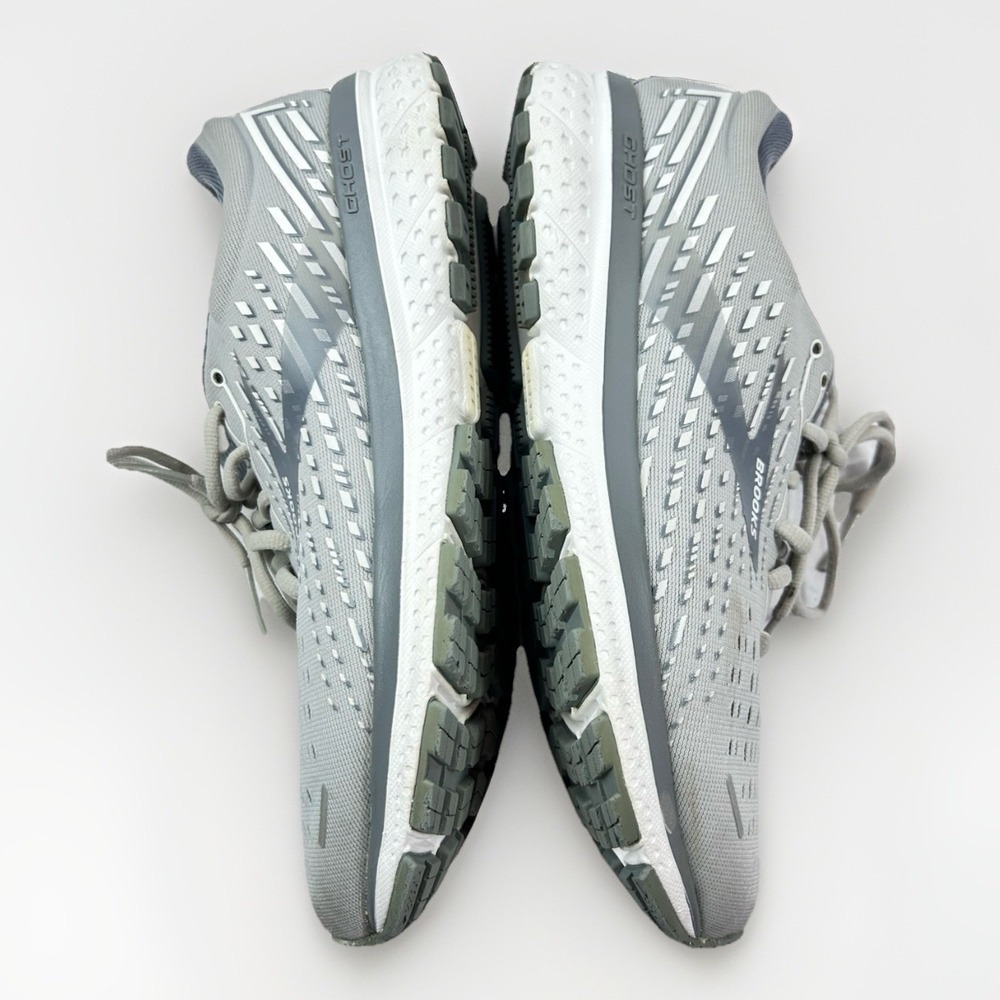 Brooks Gray Ghost 13 Running Athletic Shoes Sneakers Women's Size 9.5 Gray - Picture 8 of 16